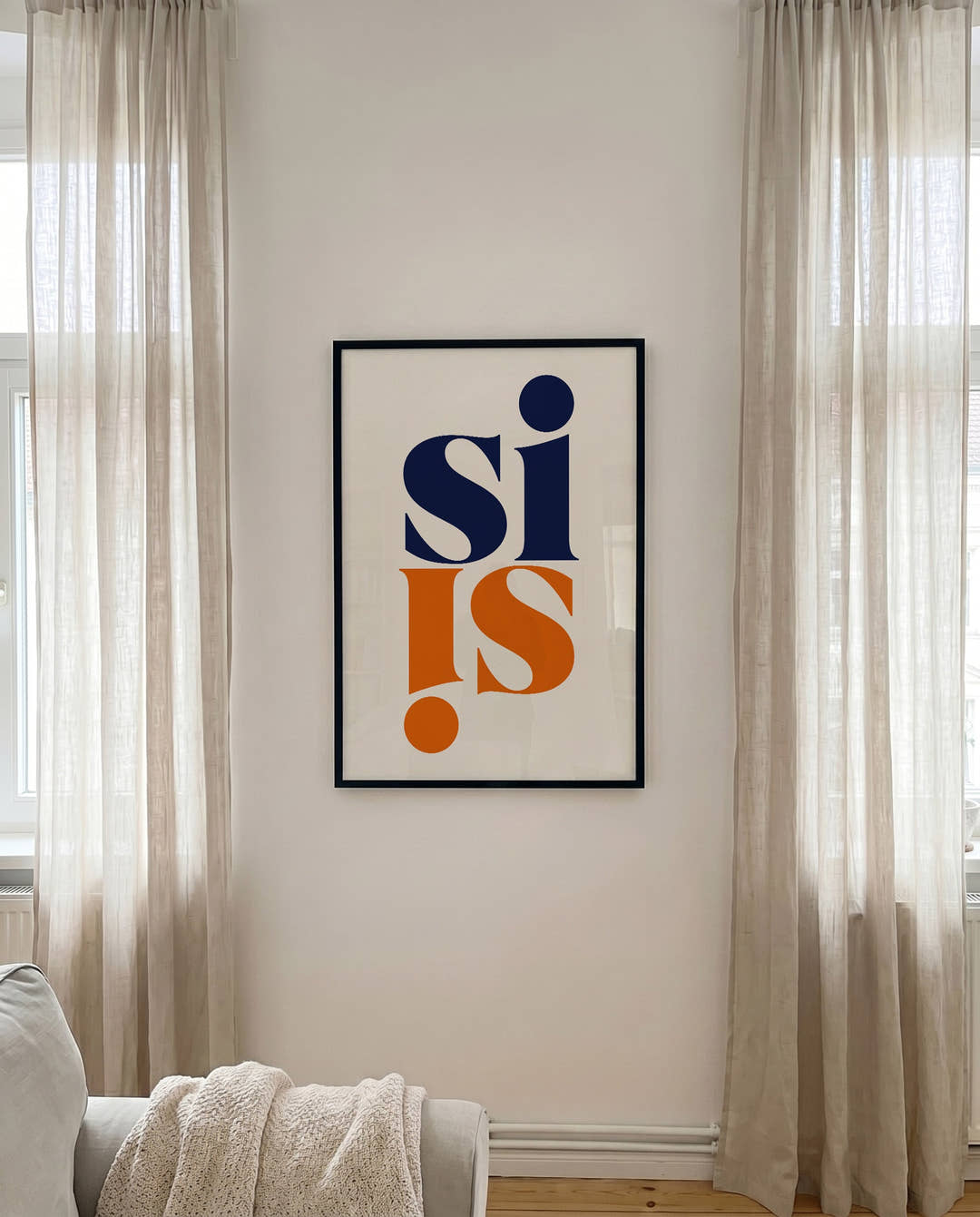 Si | Typografie Poster