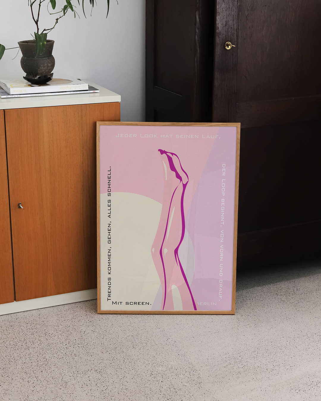 Smooth Poster – FineArt Wandbild, moderne Kunst &amp; Fine Art Print von Spawnd, handgefertigt &amp; Made in Germany