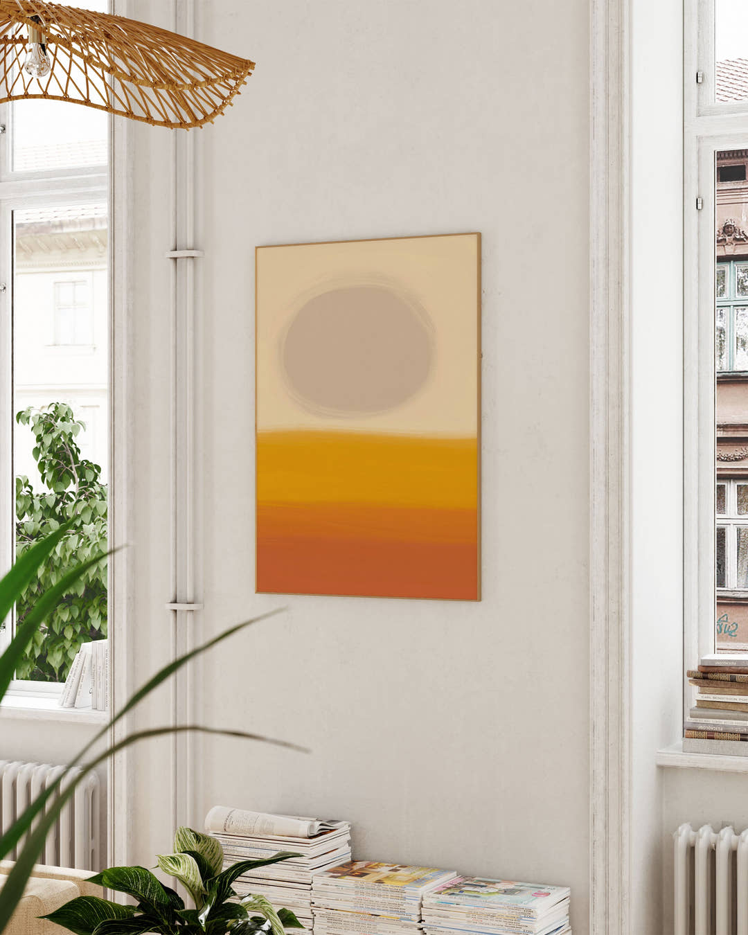 Solopgang Poster – FineArt Wandbild, moderne Kunst &amp; Fine Art Print von Spawnd, handgefertigt &amp; Made in Germany