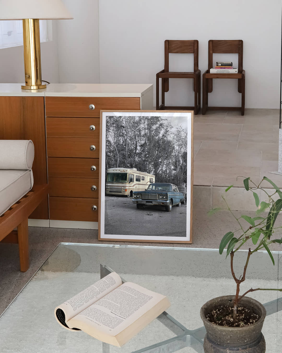 Somewhere in Alabama Poster – FineArt Wandbild, moderne Kunst &amp; Fine Art Print von Spawnd, handgefertigt &amp; Made in Germany