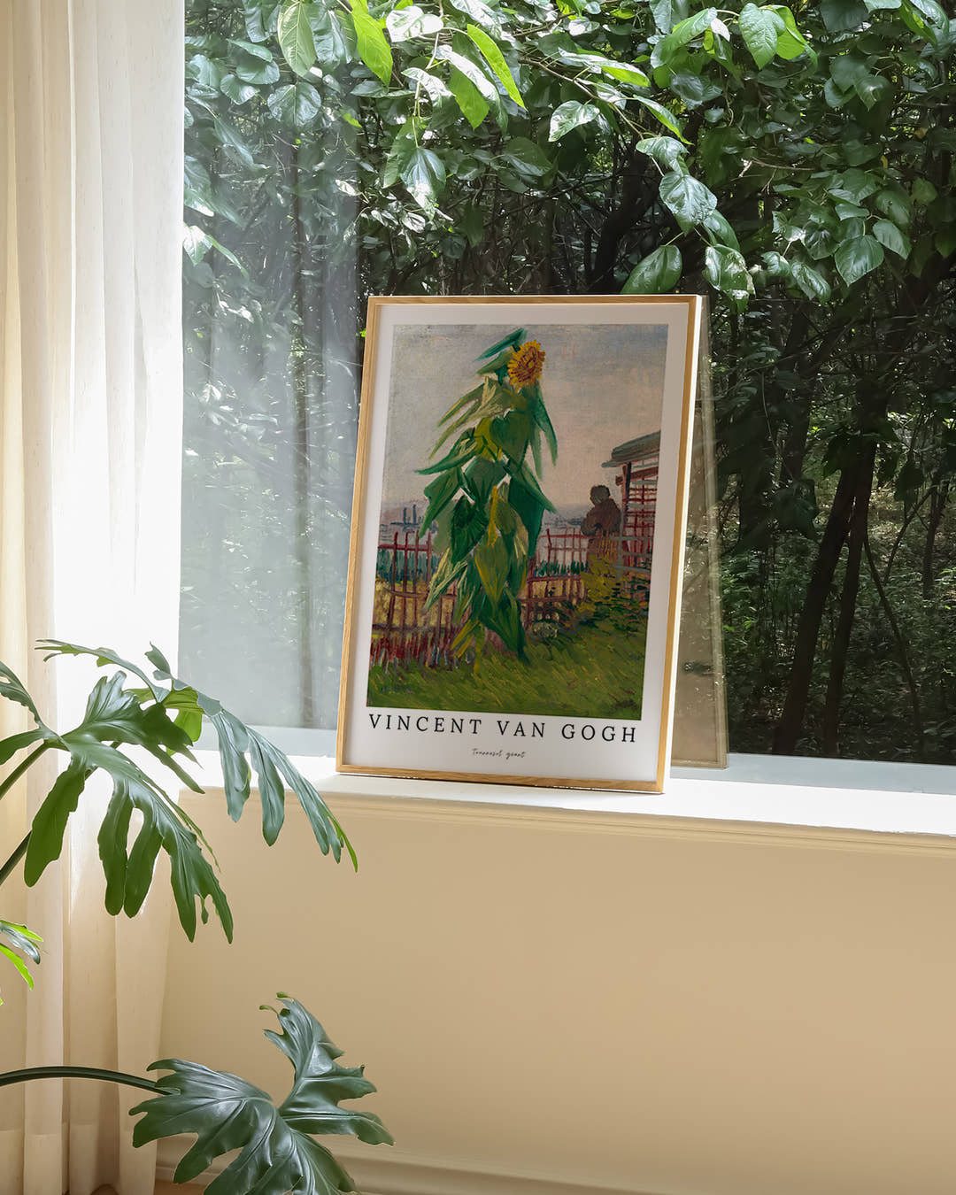 Tournesol géant Poster – FineArt Wandbild, moderne Kunst &amp; Fine Art Print von Spawnd, handgefertigt &amp; Made in Germany