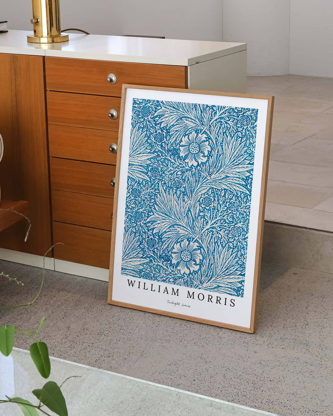 Twilight Leaves Poster – FineArt Wandbild, moderne Kunst &amp; Fine Art Print von Spawnd, handgefertigt &amp; Made in Germany