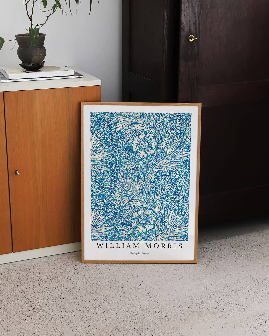 Twilight Leaves Poster – FineArt Wandbild, moderne Kunst &amp; Fine Art Print von Spawnd, handgefertigt &amp; Made in Germany
