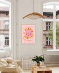 Typografie & Illustration Sonnen Poster – Made of Sunshine Poster – FineArt Wandbild, moderne Kunst & Fine Art Print von Spawnd, handgefertigt & Made in Germany