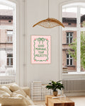 Typografie Poster – Good Morning, Your Majesty Poster – FineArt Wandbild, moderne Kunst & Fine Art Print von Spawnd, handgefertigt & Made in Germany