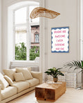 Typografie Poster mit Spruch – Brains Are Awesome Poster – FineArt Wandbild, moderne Kunst & Fine Art Print von Spawnd, handgefertigt & Made in Germany