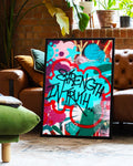 Urban Graffiti Poster – Street Truth Poster – FineArt Wandbild, moderne Kunst & Fine Art Print von Spawnd, handgefertigt & Made in Germany