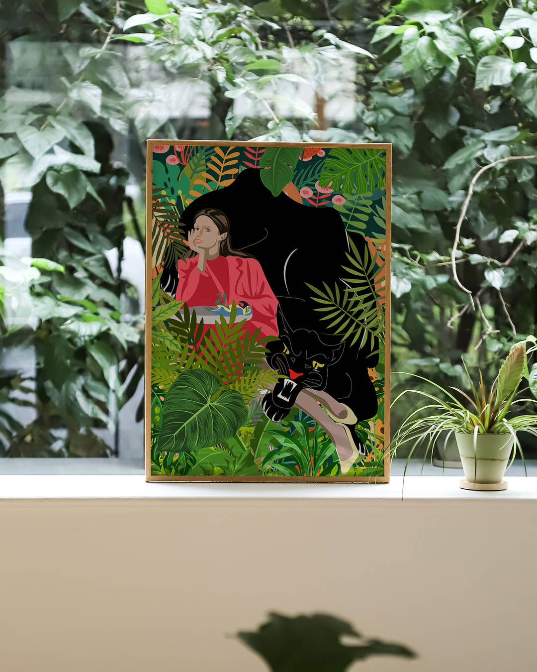 Urban Jungle Poster – FineArt Wandbild, moderne Kunst &amp; Fine Art Print von Spawnd, handgefertigt &amp; Made in Germany