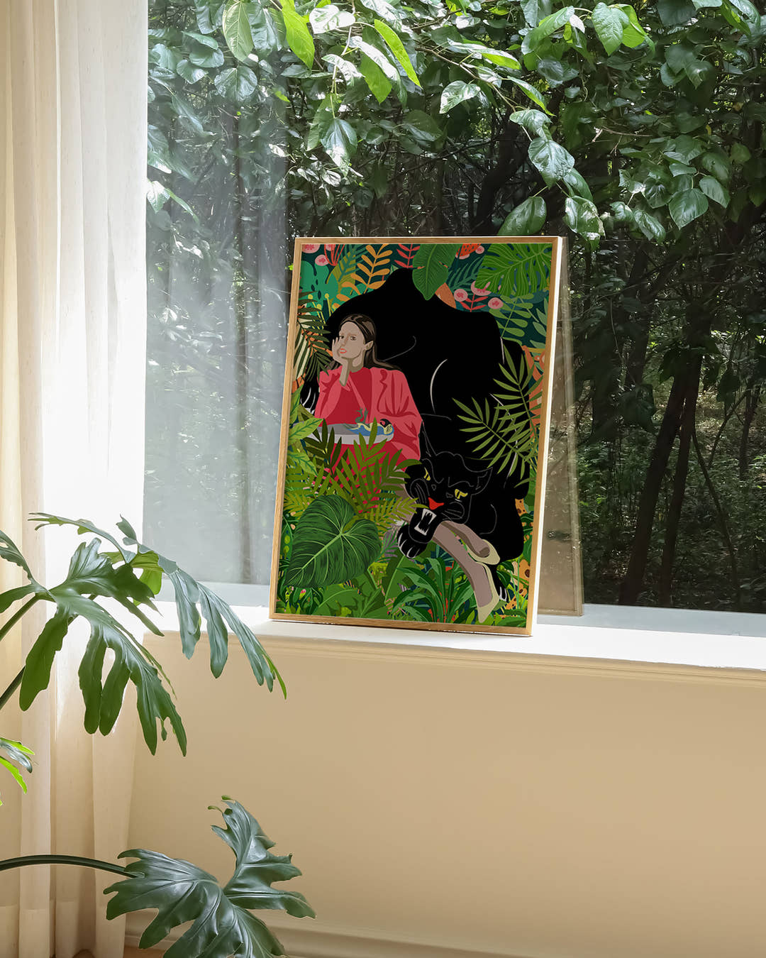 Urban Jungle Poster – FineArt Wandbild, moderne Kunst &amp; Fine Art Print von Spawnd, handgefertigt &amp; Made in Germany