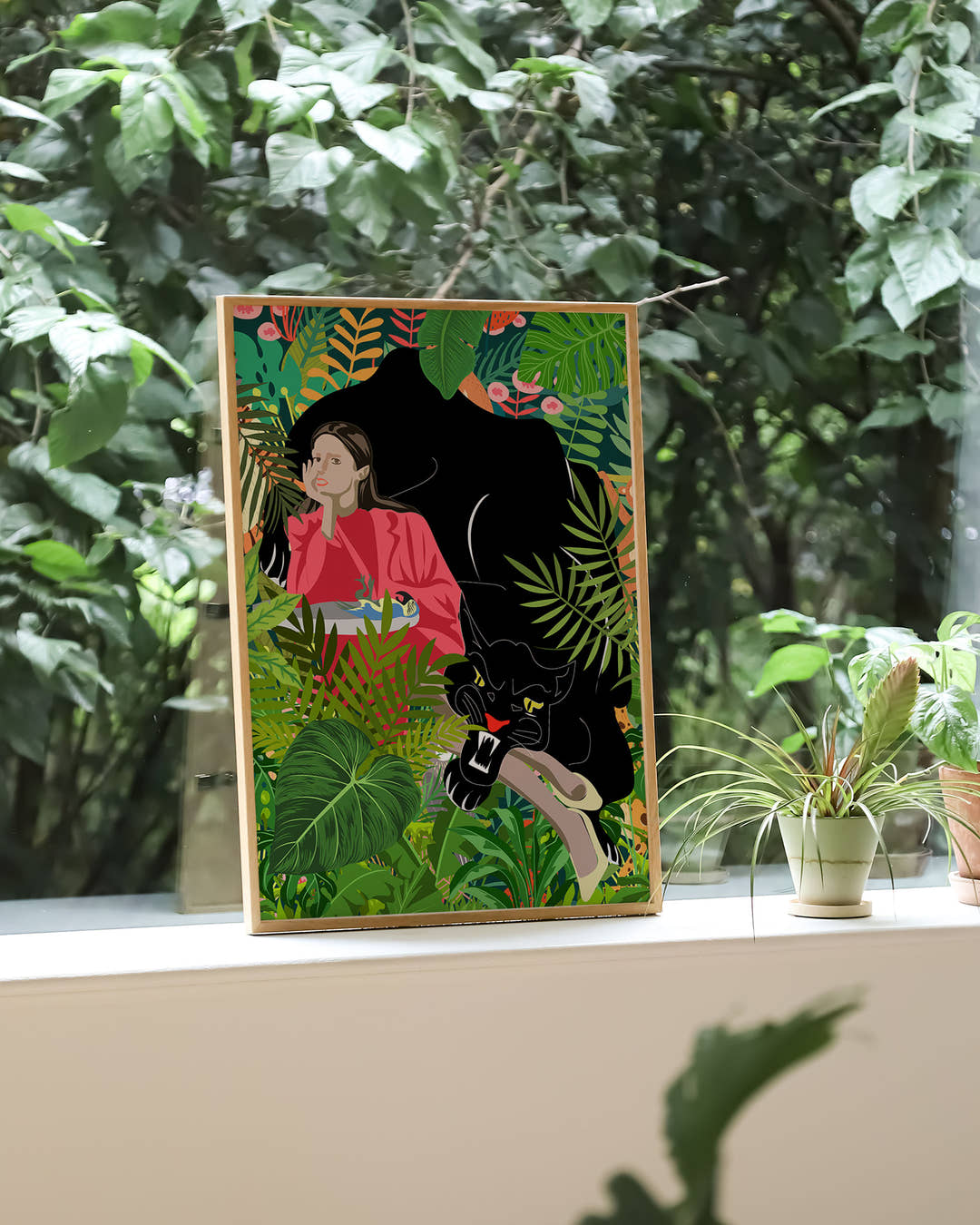 Urban Jungle Poster – FineArt Wandbild, moderne Kunst &amp; Fine Art Print von Spawnd, handgefertigt &amp; Made in Germany