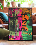 Urban Pop Art Collage Poster – Urban Clash Poster – FineArt Wandbild, moderne Kunst & Fine Art Print von Spawnd, handgefertigt & Made in Germany