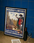 Vintage Brüssel Belgien Poster – Grand Place Marktszene Poster – FineArt Wandbild, moderne Kunst & Fine Art Print von Spawnd, handgefertigt & Made in Germany