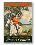 Vintage Mississippi Golfküste Poster mit Reitsport Motiv – Gulf Coast Poster – FineArt Wandbild, moderne Kunst & Fine Art Print von Spawnd, handgefertigt & Made in Germany