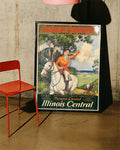 Vintage Mississippi Golfküste Poster mit Reitsport Motiv – Gulf Coast Poster – FineArt Wandbild, moderne Kunst & Fine Art Print von Spawnd, handgefertigt & Made in Germany