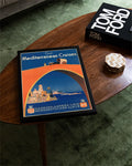 Vintage Mittelmeer Reiseplakat Poster – Mediterranean Cruises Poster – FineArt Wandbild, moderne Kunst & Fine Art Print von Spawnd, handgefertigt & Made in Germany