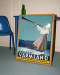 Vintage Schweden Poster – Värmland Region Skandinavien Poster – FineArt Wandbild, moderne Kunst & Fine Art Print von Spawnd, handgefertigt & Made in Germany