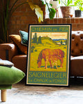 Vintage Schweiz Pferde Poster – Saignelegier Poster – FineArt Wandbild, moderne Kunst & Fine Art Print von Spawnd, handgefertigt & Made in Germany