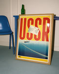 Vintage UdSSR Poster – USSR Sowjetunion Reise Wandbild Poster – FineArt Wandbild, moderne Kunst & Fine Art Print von Spawnd, handgefertigt & Made in Germany