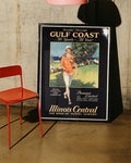 Vintage USA Poster – Mississippi Golfküste Gulf Coast Wandbil Poster – FineArt Wandbild, moderne Kunst & Fine Art Print von Spawnd, handgefertigt & Made in Germany