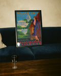 Vintage Washington Poster – Pennsylvania Railroad USA Poster – FineArt Wandbild, moderne Kunst & Fine Art Print von Spawnd, handgefertigt & Made in Germany