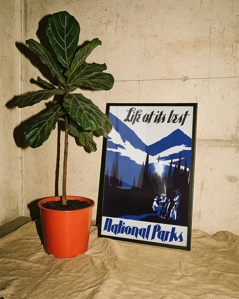 Vintage Zion Nationalpark Poster – Ranger Naturalist Service Poster – FineArt Wandbild, moderne Kunst &amp; Fine Art Print von Spawnd, handgefertigt &amp; Made in Germany