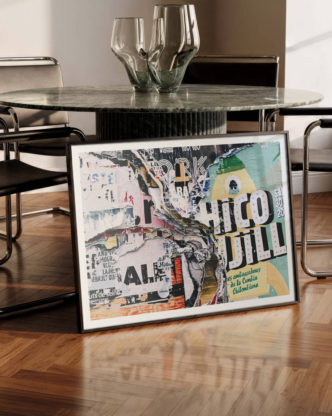 Wall in reykjavik Poster – FineArt Wandbild, moderne Kunst &amp; Fine Art Print von Spawnd, handgefertigt &amp; Made in Germany