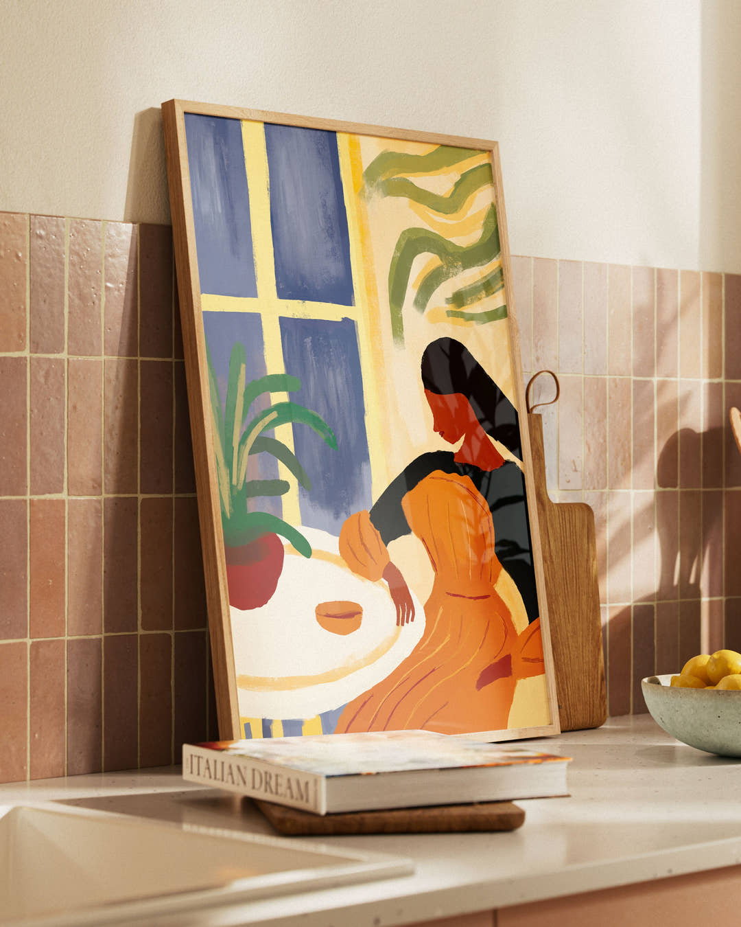 Warm Between Walls Poster – FineArt Wandbild, moderne Kunst &amp; Fine Art Print von Spawnd, handgefertigt &amp; Made in Germany