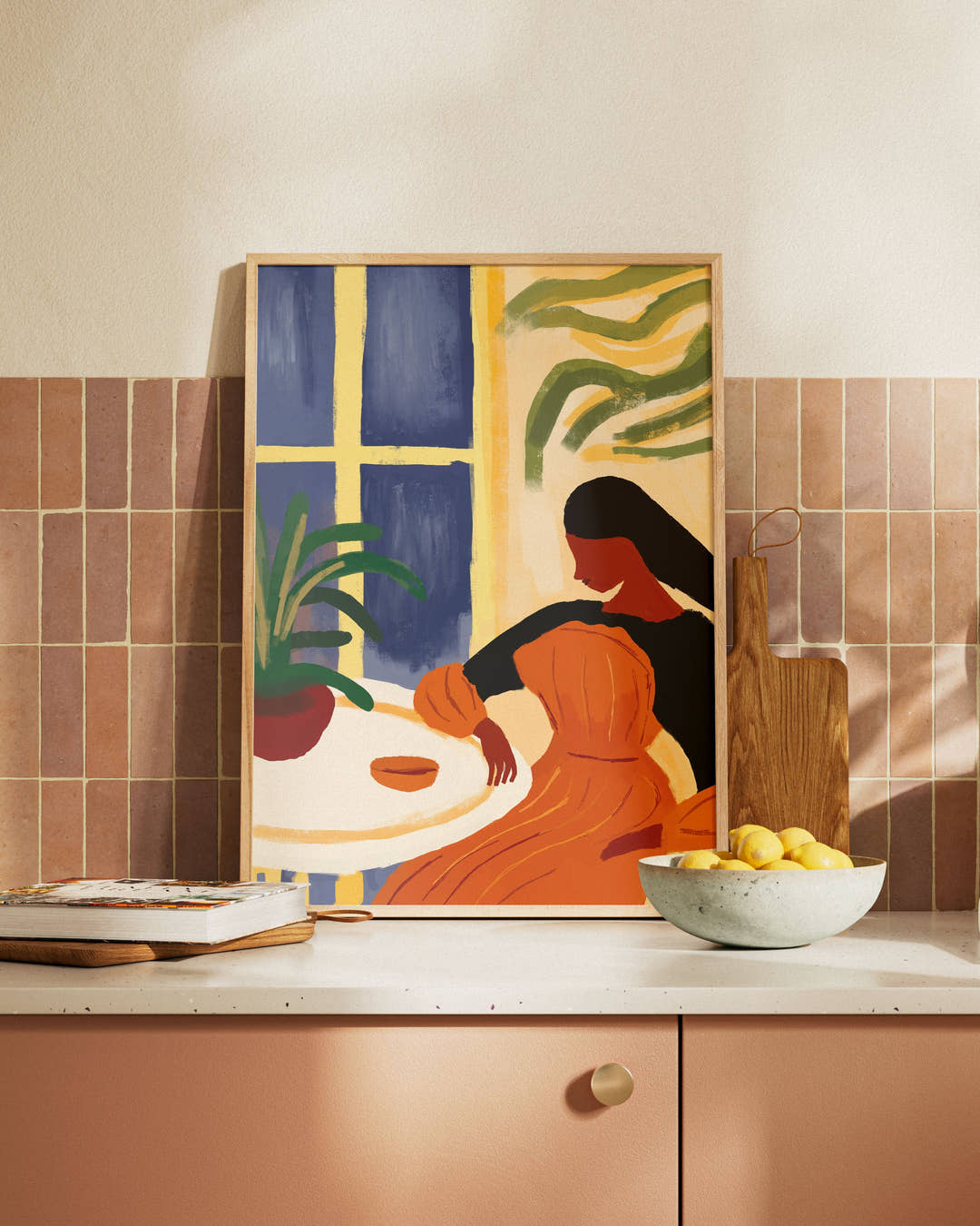 Warm Between Walls Poster – FineArt Wandbild, moderne Kunst &amp; Fine Art Print von Spawnd, handgefertigt &amp; Made in Germany
