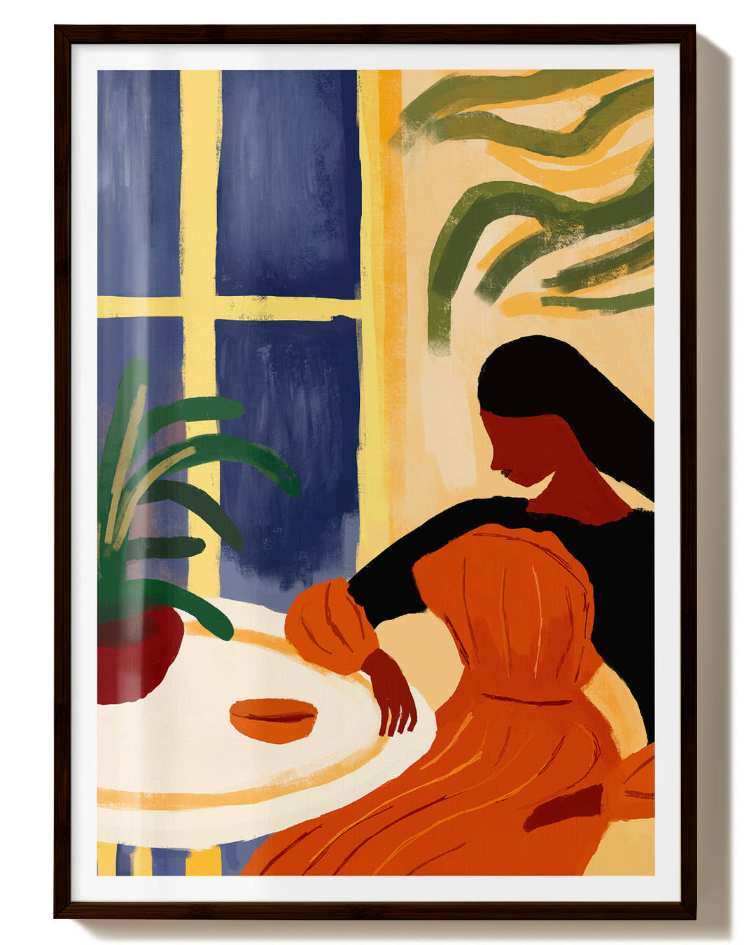 Warm Between Walls Poster – FineArt Wandbild, moderne Kunst &amp; Fine Art Print von Spawnd, handgefertigt &amp; Made in Germany