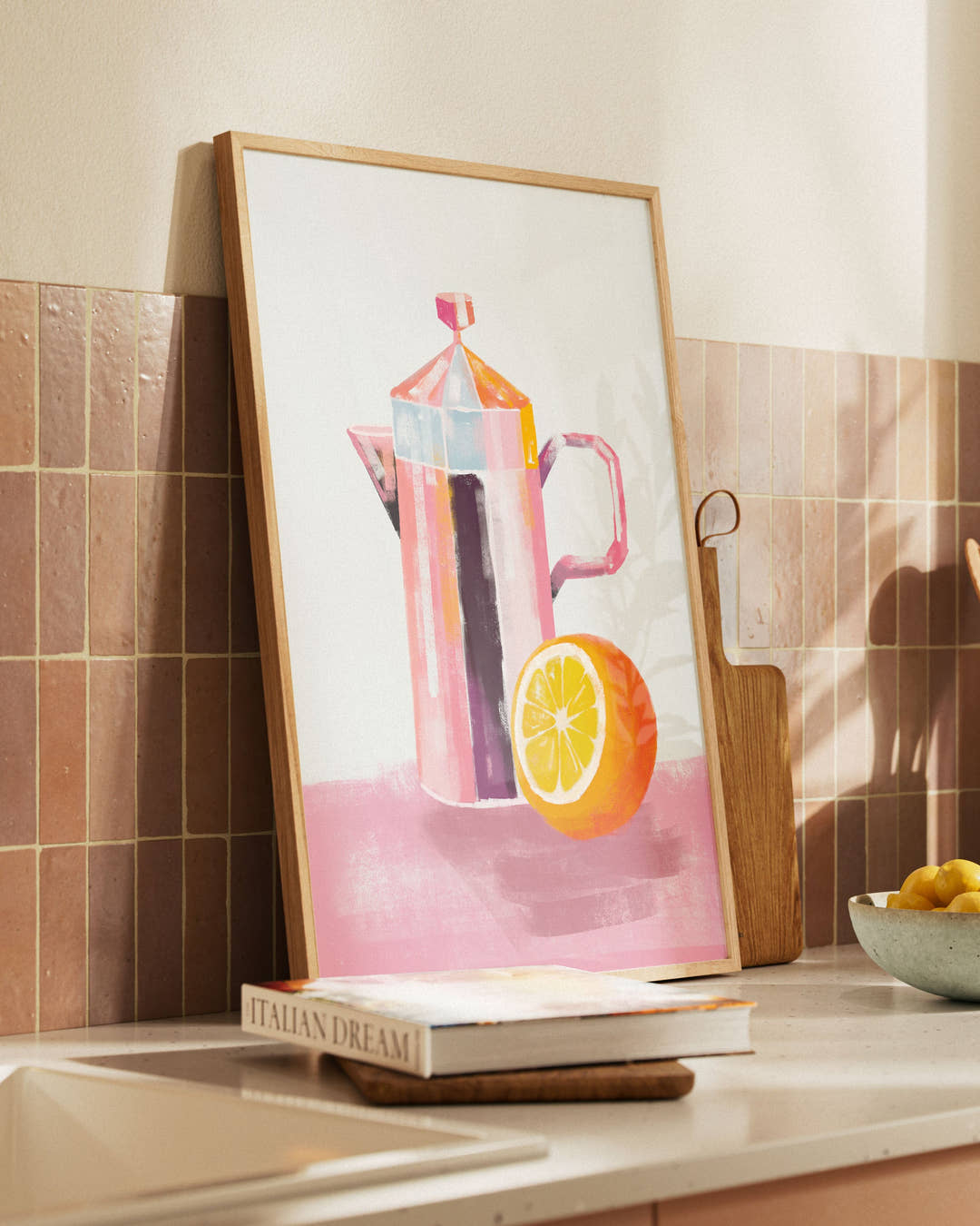 Warm Copper Poster – FineArt Wandbild, moderne Kunst &amp; Fine Art Print von Spawnd, handgefertigt &amp; Made in Germany