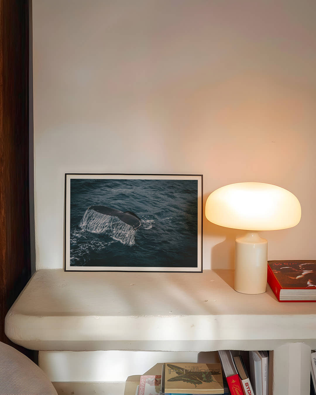 Whale Poster – FineArt Wandbild, moderne Kunst &amp; Fine Art Print von Spawnd, handgefertigt &amp; Made in Germany