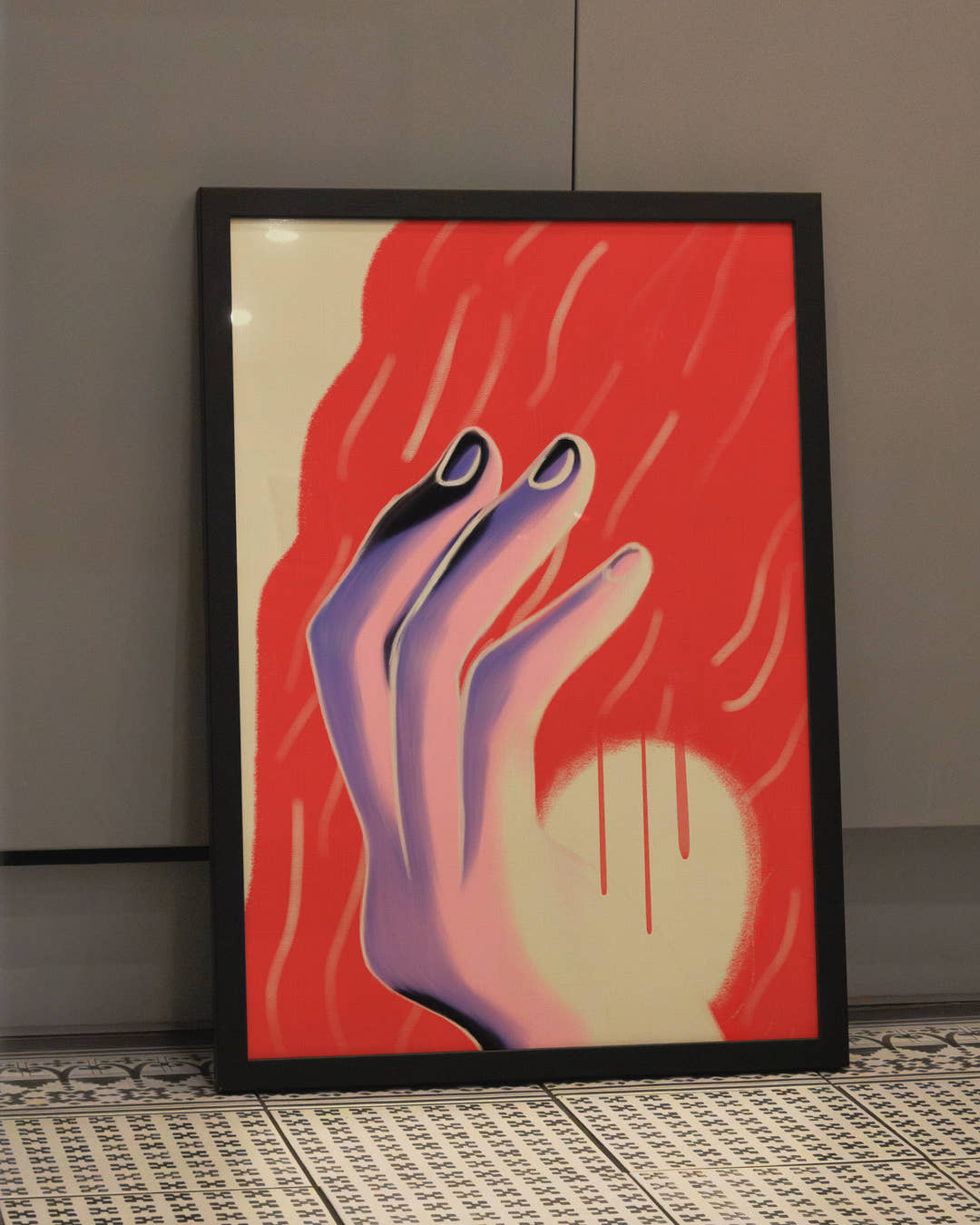 Who brings the light? Poster – FineArt Wandbild, moderne Kunst &amp; Fine Art Print von Spawnd, handgefertigt &amp; Made in Germany