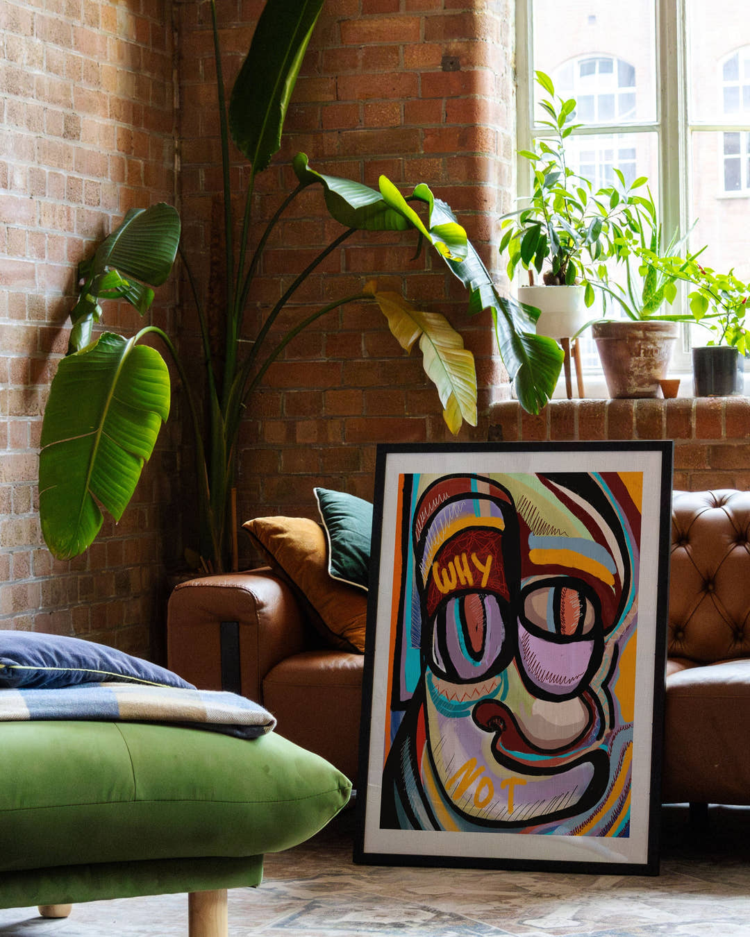 Why not Poster – FineArt Wandbild, moderne Kunst &amp; Fine Art Print von Spawnd, handgefertigt &amp; Made in Germany