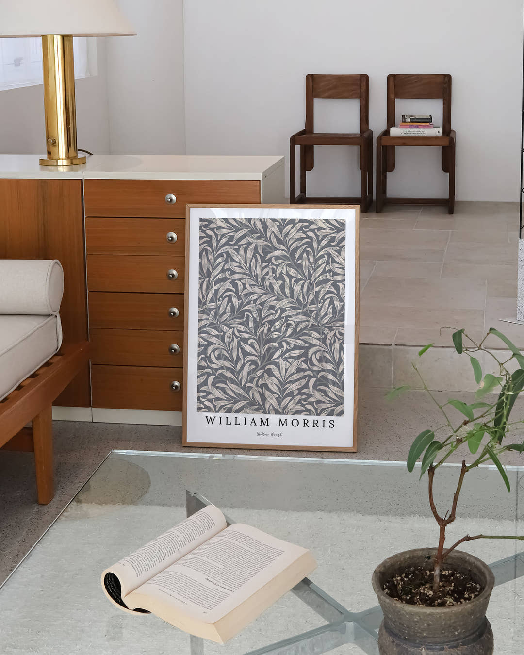Willow Bough V4 Poster – FineArt Wandbild, moderne Kunst &amp; Fine Art Print von Spawnd, handgefertigt &amp; Made in Germany