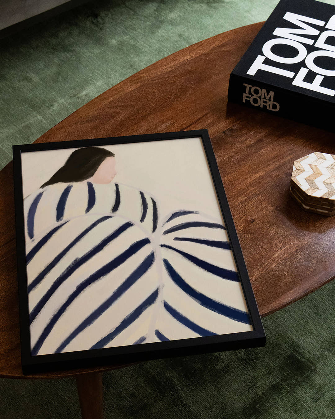 Wrapped in Quiet Poster – FineArt Wandbild, moderne Kunst &amp; Fine Art Print von Spawnd, handgefertigt &amp; Made in Germany