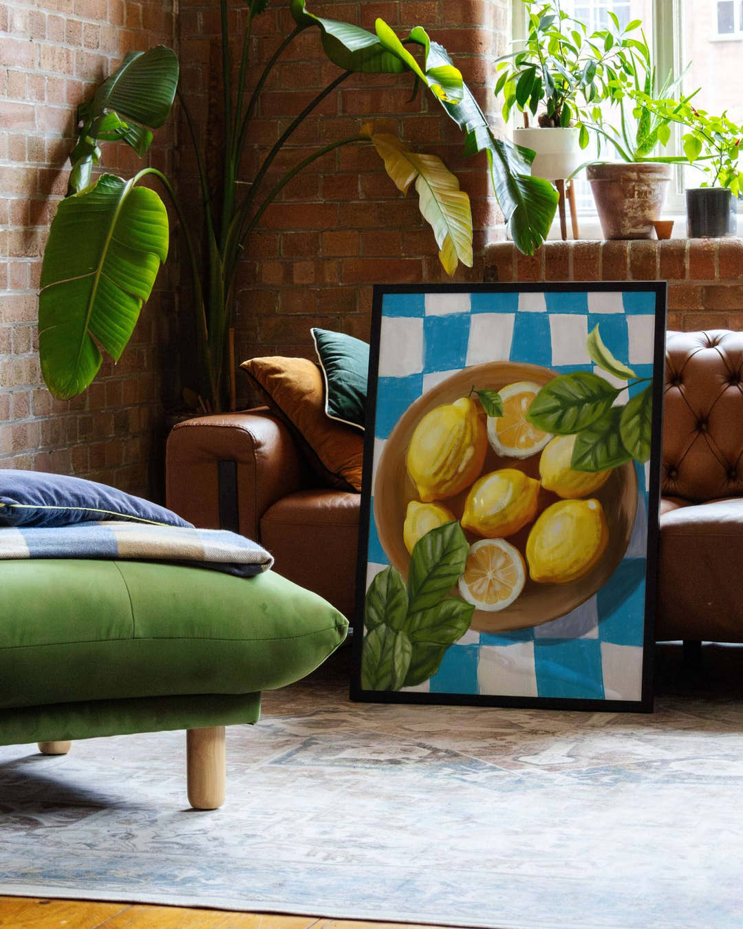 Zesty blocks Poster – FineArt Wandbild, moderne Kunst &amp; Fine Art Print von Spawnd, handgefertigt &amp; Made in Germany